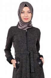 Mevsimlik Şeritli Spor Ferace 0071 Siyah - 2