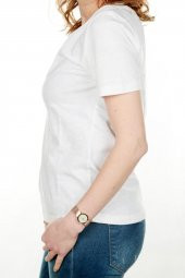 ONLY KADIN GENİŞ V YAKA TSHİRT 15180561 - 7