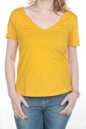 ONLY KADIN GENİŞ V YAKA TSHİRT 15180561 - 11