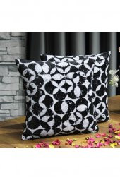 Lale Nakışlı Masa Örtüsü Krem Gri thumbnail 2