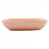 Gürensoy Seramik Tabak 17 CM Kare Pembe - 1