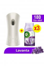Air Wick Oda Kokusu Freshmatic Makine + Yedek 250 ml Lavanta x 2 - 1
