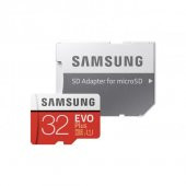Samsung 32Gb EVO Plus 95 MB/s microSD Kart (SD Adaptör) MB-MC32GA/TR - 2