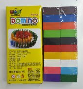 Ahşap Renkli Domino Taşları 200 Adet Renkli Domino Taşı - 8