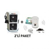 Teknopest TP100 ve Tp70 Ultrasonik Fare ve Haşere Kovucu 2 li Set - 1