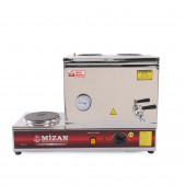 Mizan Çift Demlikli Elektrikli Pleytli Çay Kazanı 30 Lt. Çay Ocağı Mc207 - 2