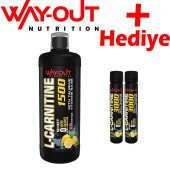 Way-Out L-Carnitine 1500 mg 1000 ml Yağ Yakıcı - Karnitin - 1