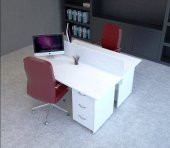 VENA Nil Workstation İkili Çalışma Masa 160cm x 140cm x 115h - 2