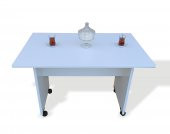 VENA TEKERLEKLİ SEHPA 090 BEYAZ - 3