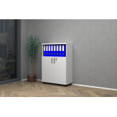 VENA YARIM KAPAK OFİS DOSYA DOLABI 80x35x115h - 1