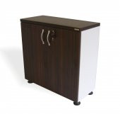 VENA TAM KAPAK OFİS DOSYA DOLABI 80x35x81 ABANOZ-BEYAZ - 2