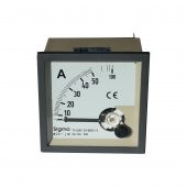 ANALOG AMPERMETRE 0-50 AMPER DİREKT 72X72 mm PANO TİPİ - 1