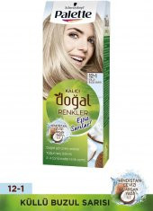 Palette Natural Doğal Renkler Saç Boyası 12-1 Küllü Buzul Sarısı - 1