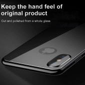 iPhone X Arka Kılıf 5D Renkli Temperli Kırılmaz Cam Koruyucu - 10