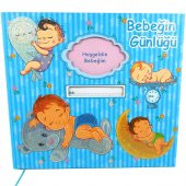 Bebeğimin Günlüğü - Hoşgeldin Bebeğim - Bebek Anı Defteri -Anne Bebek Günlüğü-Anne Bebek Anı Defteri - 2
