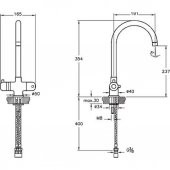 Artema AquaHeat Termostatik Eviye Bataryası A42067 - 2