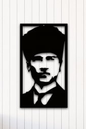 Angemiel Home Atatürk Dekor Metal Duvar Tablo - 1
