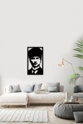 Angemiel Home Atatürk Dekor Metal Duvar Tablo - 2