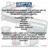 GIPTA 5 li METAL FİLE EVRAK RAFI Masa Kalemlik Küp notluk SET - 3