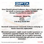 GIPTA 3 lü (RENKLİ) EVRAK RAFI METAL FİLE MASA OFİS SETİ - 6
