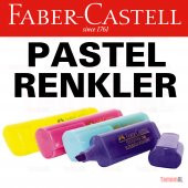 FABER CASTELL PASTEL FOSFORLU KALEM SARI PEMBE YEŞİL MOR 3+1 1546 - 2