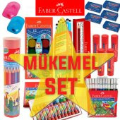 FABER CASTELL İLK ORTA OKUL SETİ KALİTELİ ÇANTA BOYA KALEM BOYA - 3