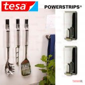 TESA (ALMAN MARKASI) SÖK YAPIŞTIR 3 ADET DİKDÖRTGEN METALİK ASKI - 5