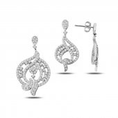 Angemiel 925 Gümüş Zirkon Taşlı Set - 1