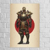 Angemiel Home Zırhlı Karakter 20x30 Cm MDF Tablo - 2