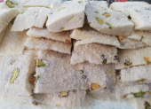Antep Fıstıklı SÜTLÜ Yaprak Cezerye 1000 gr (Mersin Posta Pazarı) - 2