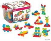 Mono Blocks 112 Parça Eğitici Puzzle Oyuncak Pazıl - 1