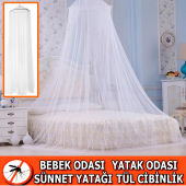 Tül Cibinlik Sünnet Yatağı Yatak Odası Cibinlik 200x800x60cm - 1