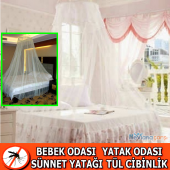 Tül Cibinlik Sünnet Yatağı Yatak Odası Cibinlik 200x800x60cm - 2