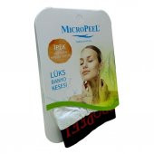 Micro Peel İpek Kese Hassas Ciltler İçin Yüz Kesesi Beyaz 8CMX10CM - 1
