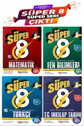 Nitelik Yayınları Süper 8. Sınıf 4lü Soru Seti - 1