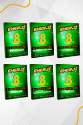 Enerji 8. Sınıf Tüm Dersler 8+8 Deneme Seti Palme Kitabevi - 1