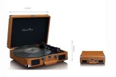 HEDİYELİ Lenco Classic Phono Tt-10 Hoparlörlü Pikap PlakÇalar - 3