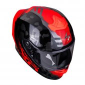 Scorpion EXO R1 Air Ogi Spor Motosiklet Kaskı (Siyah/Kırmızı) - 3