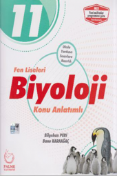 11. Sınıf Fen Liseleri Biyoloji Konu Anlatımlı YENİ Palme Kitabev - 1