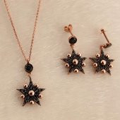 Yıldız Gümüş Taşlı Kadın Seti Gümüş Takı Seti thumbnail 1