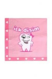 İLK DİŞİM PEÇETE PEMBE 20Lİ - 2