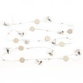 YILBAŞI GARLAND AYNALI GÜMÜŞ 2,50 M - 2