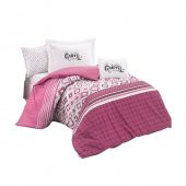 CLASY LITTLE QUEEN V2 PEMBE TEK KİŞİLİK NEVRESİM TAKIMI - 1