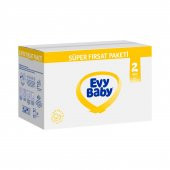 Evy Baby Bebek Bezi 2 Beden Mini Süper Fırsat Paketi 120 Adet - 2