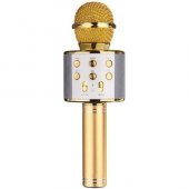 Bluetooth Karaoke Mikrofon Speaker Mp3 Çalar Kart Girişli WS 858 - 1
