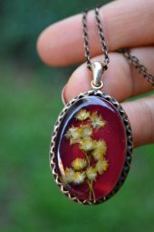 STONEAGE JEWELLERY Kuru Çiçek Bayan Kolye thumbnail 1