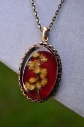 STONEAGE JEWELLERY Kuru Çiçek Bayan Kolye thumbnail 3