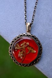 STONEAGE JEWELLERY Kuru Çiçek Bayan Kolye - 4