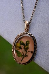 STONEAGE JEWELLERY Kuru Çiçek Bayan Kolye - 3