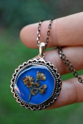 STONEAGE JEWELLERY Kuru Çiçek Bayan Kolye thumbnail 3